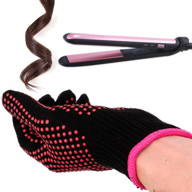 Heat Resistant Glove - قفازات مقاومة للحرارة لتصفيف الشعر، إكسسوار