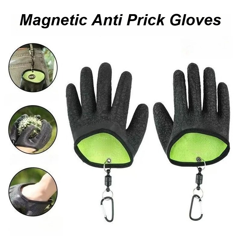 Gardening Glove Waterproof - قفازات مغناطيسية للحدائق مضادة للوخز، قفازات