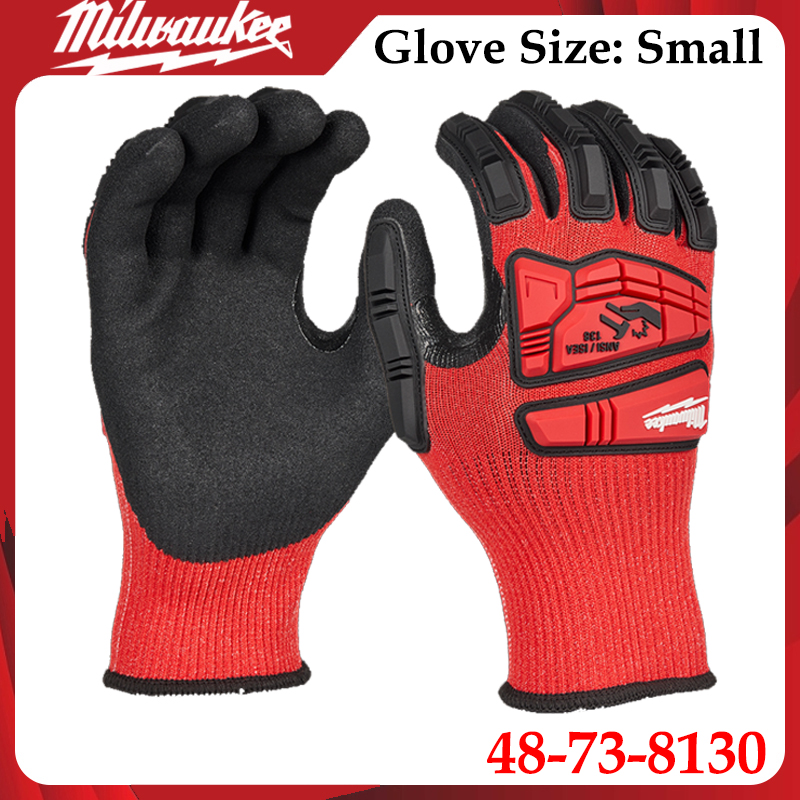 Work Glove Impact - قفازات عمل صغيرة من ميلووكي، موديل