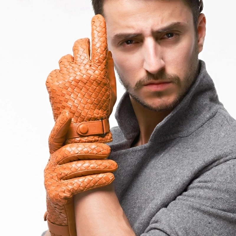 Leather Driving Glove - جديد 2021 قفازات رجالي عالية الجودة