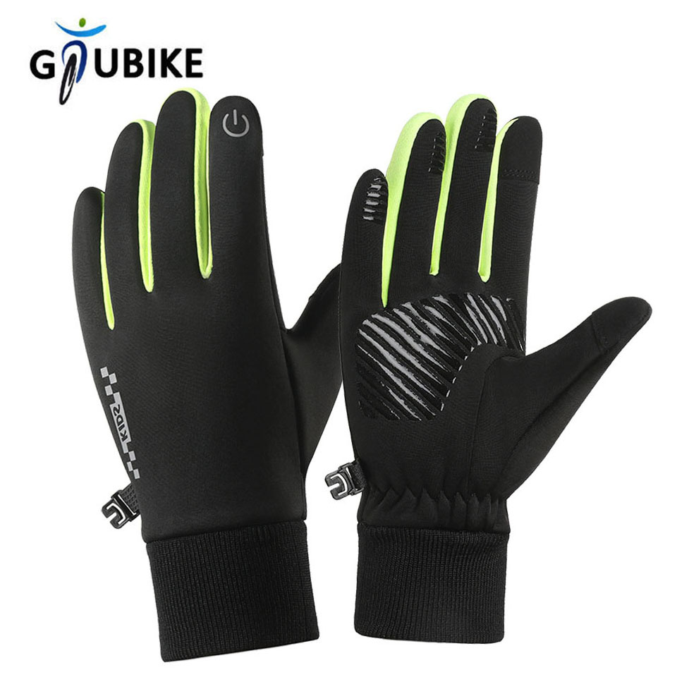 Ski Glove Waterproof - GTUBIKE قفازات الأطفال شاشة تعمل باللمس