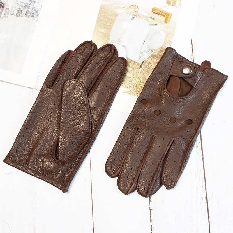 الصيف القيادة جلد الأيل كامل ف - مراجعة Leather Driving Glove وسعره