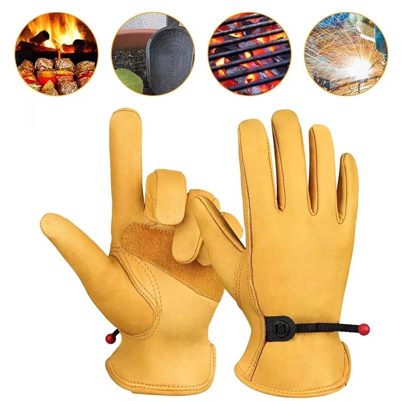 قفازات جلدية للرجال، قفازات عم - مراجعة Leather Driving Glove وسعره