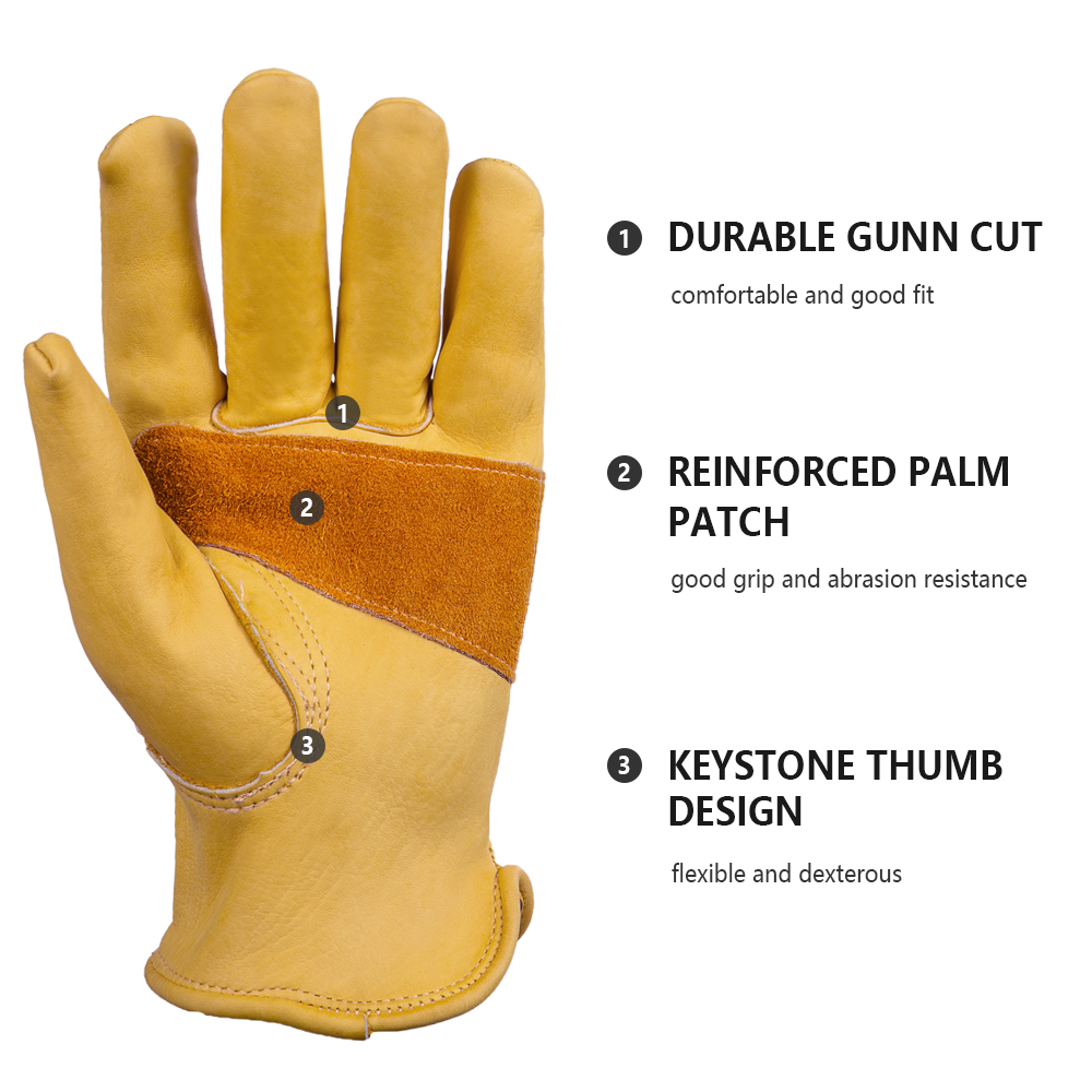 قفازات جلدية للرجال، قفازات عم - مراجعة Leather Driving Glove وسعره