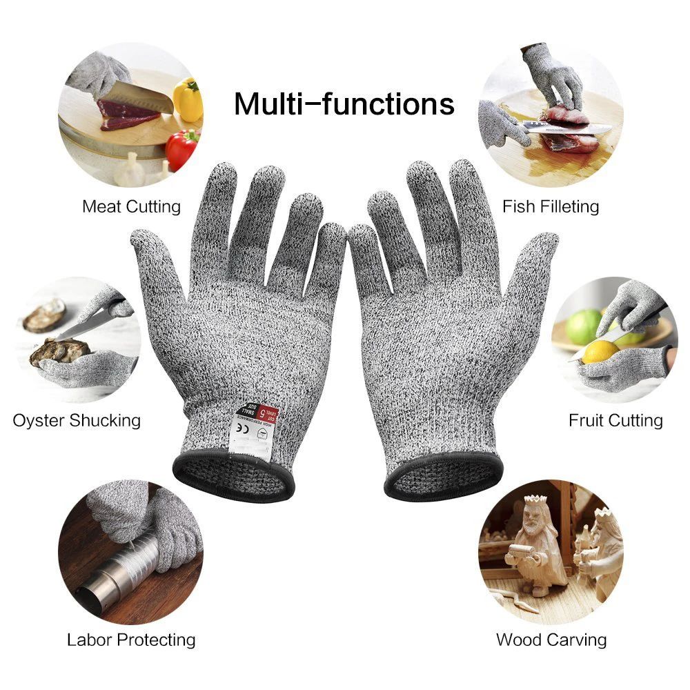 قفازات مضادة للقطع من HPPE مست - مراجعة Cut Resistant Glove وسعره