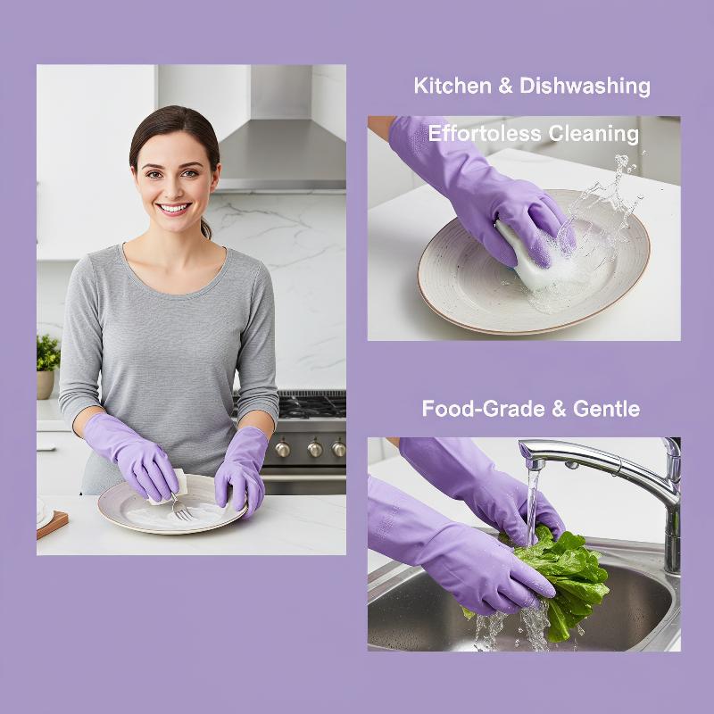 زوج واحد من قفازات غسيل الأطبا - مراجعة Dish Glove Rubber وسعره