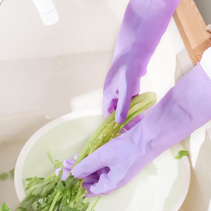 زوج واحد من قفازات التنظيف الم - مراجعة Dish Glove Rubber وسعره