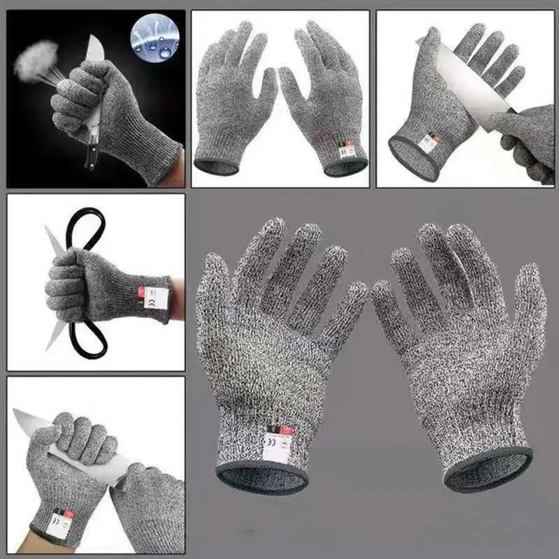قفازات معدنية مقاومة للقطع وال - مراجعة Cut Resistant Glove وسعره