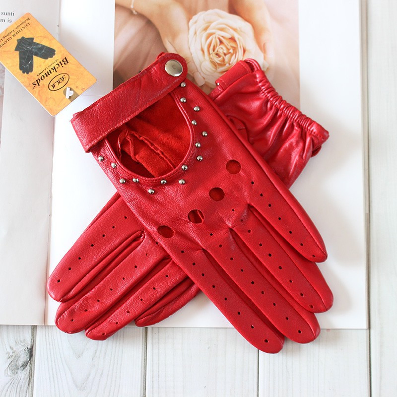قفازات جلدية صيفية للقيادة جمي - مراجعة Leather Driving Glove وسعره